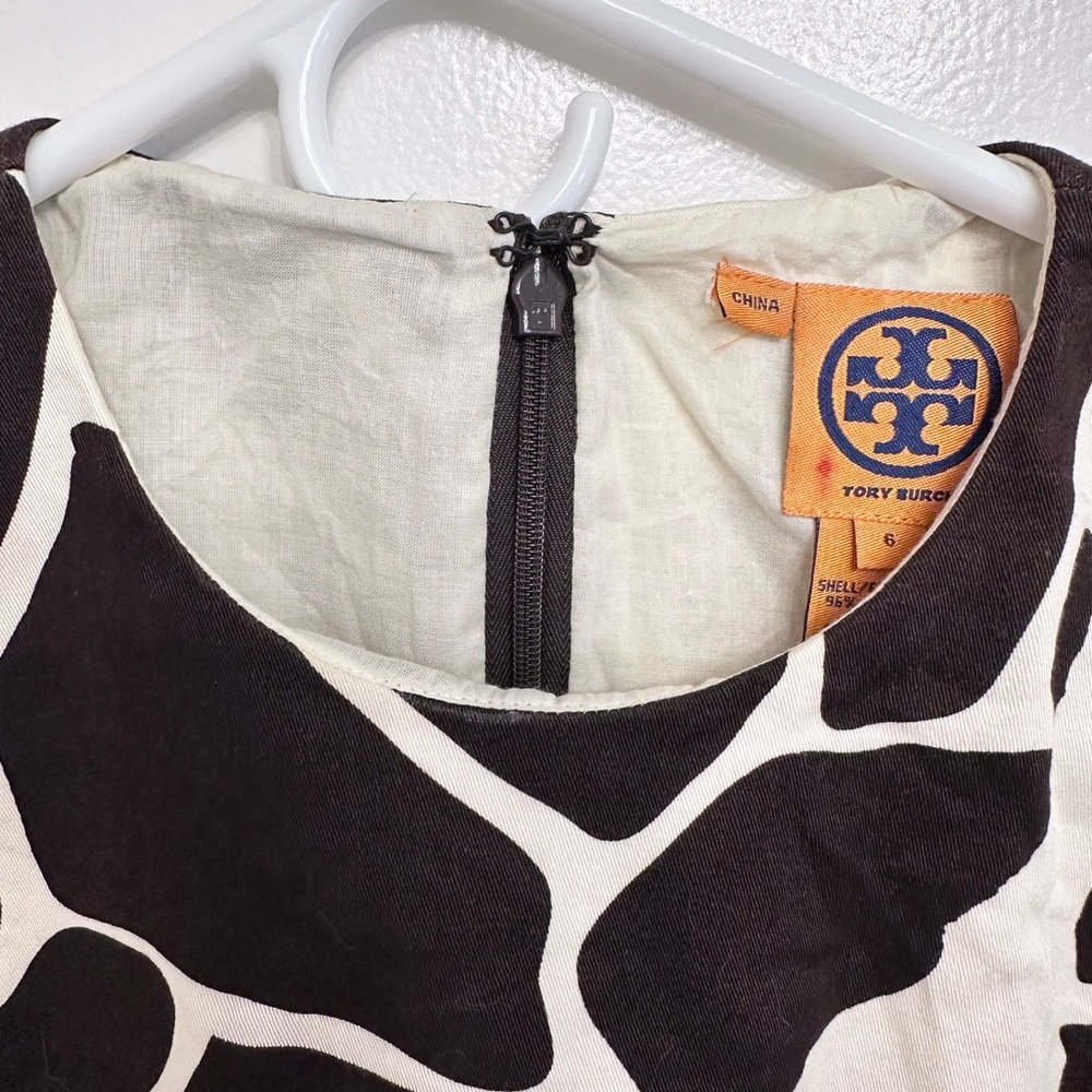 Tory Burch - Giraffe Dress | cotton | cotton | safari | cocktail | preppy - Picture 7 of 10